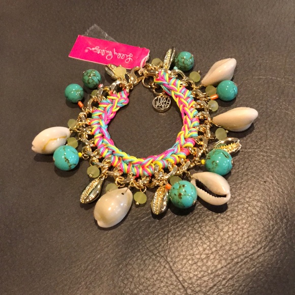 Lilly Pulitzer Spring Bound Bracelet Shell & Gold - Picture 3 of 5